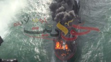 شاهد بالفيديو .. لقطات مرعبة لاحتراق سفينة حاويات فى سريلانكا .. تعرف على الاسباب