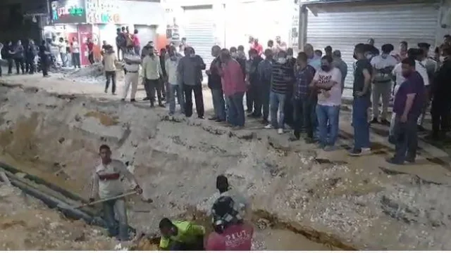 شاهد بالفيديو .. هذا ما قاله محافظ الجيزة أثناء اصلاح كسر خط غاز  طبيعى قطر 6 بوصة تقاطع شارع ترسا مع المريوطية