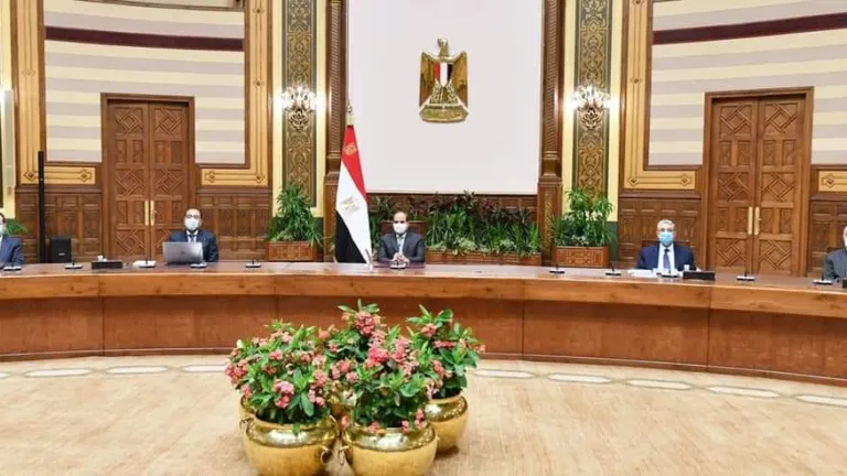 الرئيس السيسى يطلع على عرض متكامل لكافة محاور مشروع تطوير قرى الريف المصرى