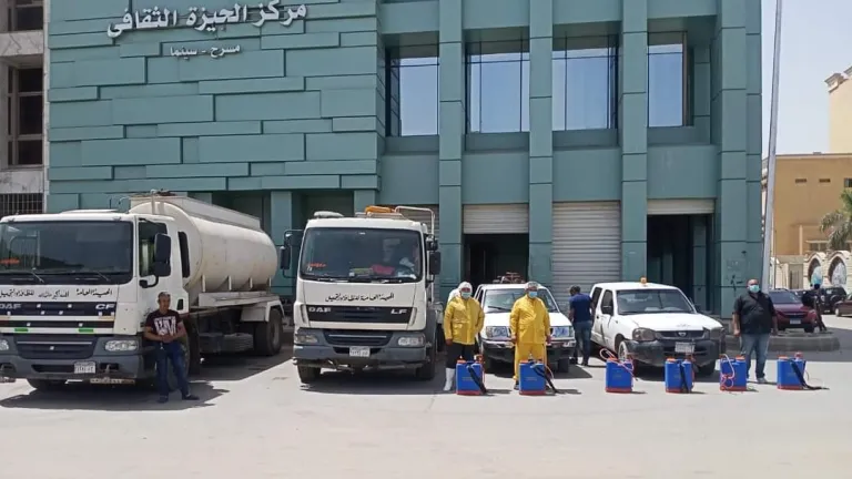 لمجابهة فيروس كورونا .. الجيزة تطلق حملات تطهير موسعة بالأحياء والمراكز والمدن