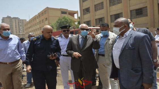 الدفع بـ 12 سيارة إطفاء للسيطرة على حريق بمخزن اشغالات حي الهرم .. المحافظ يتابع الحدث ميدانياً