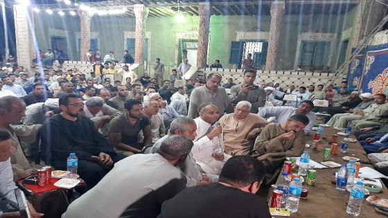 بديوان أبو سليم بالأقواز ..جلسة عرفية تنهي خلافا بين ثلاث عائلات بالصف جنوب الجيزة
