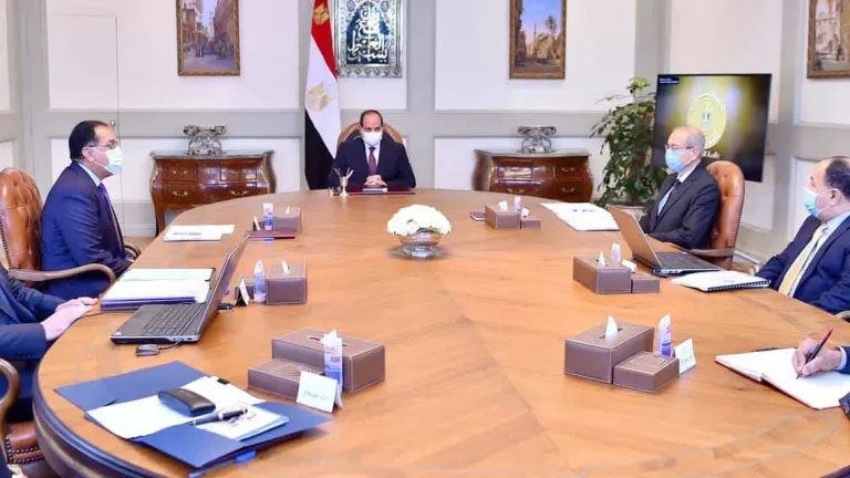 السيسى يوجه بتوصيل الغاز الطبيعي للوحدات السكنية المنزلية والمدن الجديدة .. التوسع في إنشاء محطات الغاز للسيارات