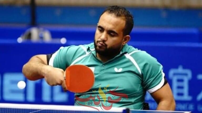 لاعب منتخب الأردن لكرة الطاولة أسامة أبو جامع 