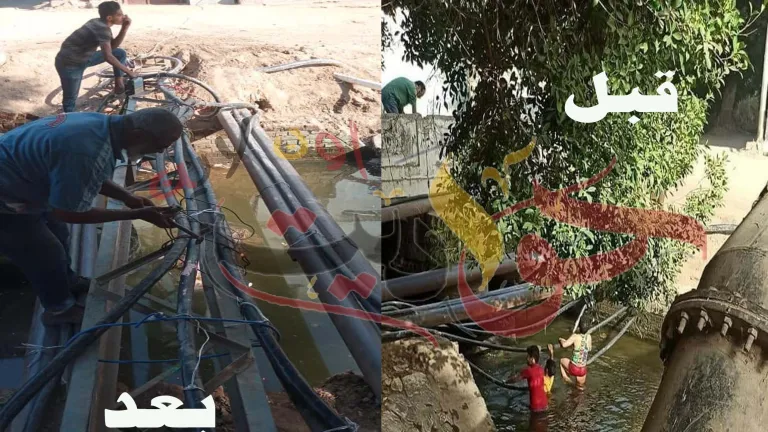 بالفيديو .. كهرباء البدرشين تستجيب لـ "حواديت اون لاين" رفع كابلات الكهرباء من قلب المياه بمنطقة مسجد أبو زيد فى الحوامدية