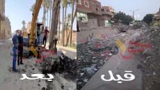 استجابة فورية لـ “حواديت أون لاين” تطهير ترعة ابو لاشين من القمامة .. إزالة ناتج التطهير من على جانبيها فى الحوامدية