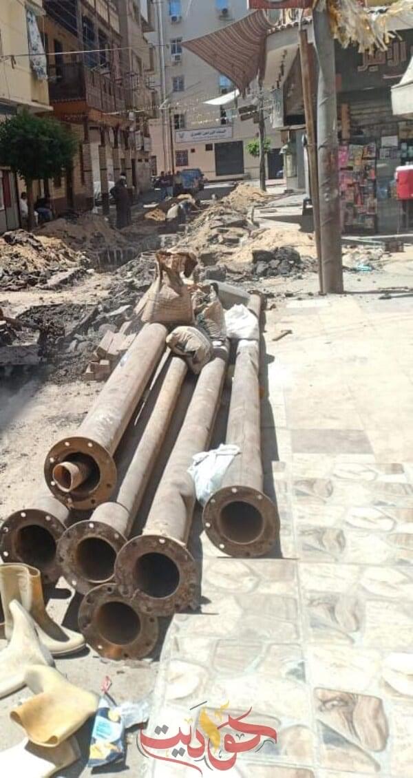 مياه القناة إحلال وتجديد لخطوط الصرف الصحى لاستيعاب زيادة التصرفات