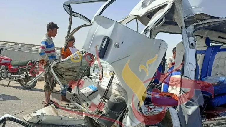 شهداء لقمة العيش .. مصرع مهندس وسائق وإصابة أخر فى حادث تصادم أعلى الدائرى الأوسطى بالبدرشين