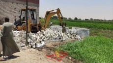 الجيزة : إزالة حالات بناء مخالفه فى كل من “جنوب الجيزة والهرم والبدرشين والعياط” (صور)