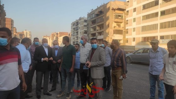 شاهد بالصور .. ميدانياً محافظ الجيزة يتابع مسار كوبري المريوطية الجديد