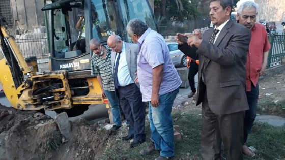 مياه القاهرة تنجح فى منع تسرب المياه أسفل خطوط مترو الأنفاق