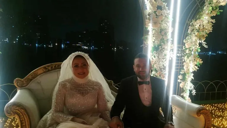 ألف مبروك الزفاف السعيد .. محمد ابو خضير وسارة ابو الدهب