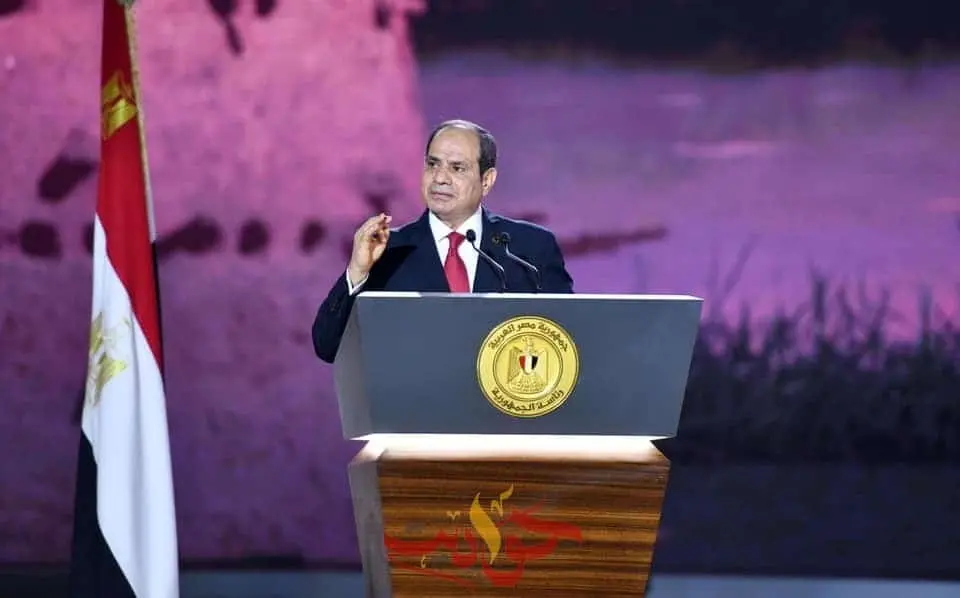 السيسى: امن مصر القومى خط أحمر ولا يمكن اجتيازه "شاء من شاء.. وأبى من أبى"