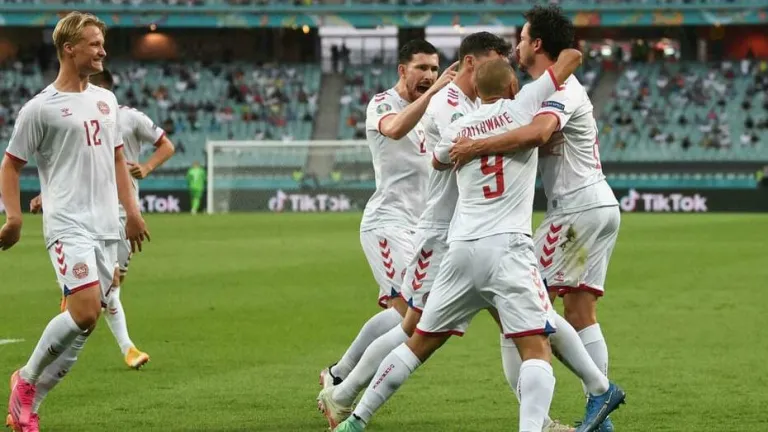 الدانمارك تتأهل للدور نصف النهائي فى كأس الأمم الأوروبية 2021