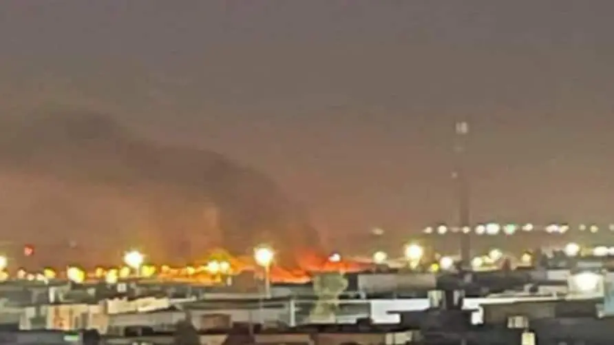 هجوم ارهابى على مطار أربيل الدولى في إقليم كردستان العراق