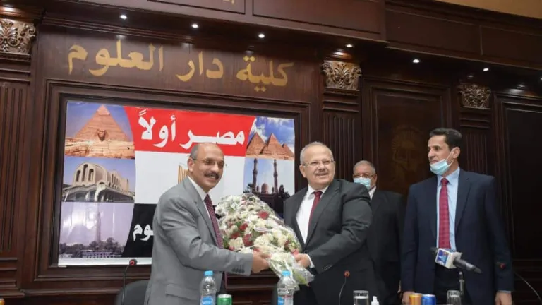 خلال ترأسه مجلس كلية دار العلوم  .. الخشت: كليات الجامعة تنطلق نحو جامعات الجيل الرابع بانفتاح عالمي في إطار السياق المصري والأمن القومي الشامل