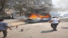 بالصو ر.. نشوب حريق بسيارة فى شارع الهرم واخر بقطعه أرض فضاء ببولاق الدكرور