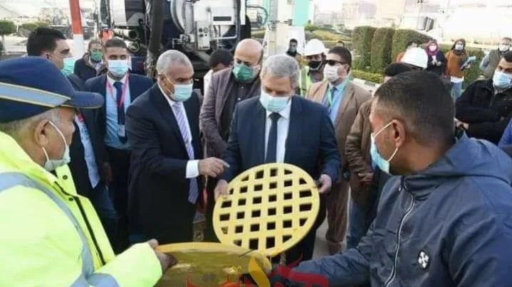 مياه الجيزة: تركيب ١٤ ألف شبكة حماية لمطابق الصرف الصحي بالجيزة لمواجهه سرقه الأغطية