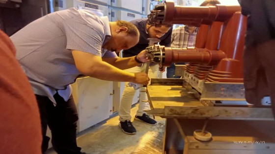 رئيس مياه القناة يتابع إحلال وتجديد محطة صرف صحى أبو عطوة