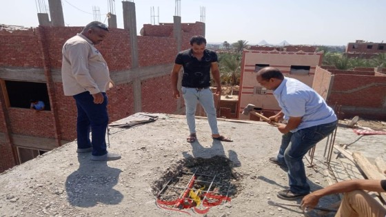 محافظة الجيزة: إزالة 16 حاله بناء مخالف وتعديات على أراضي زراعية وأملاك دولة بهذه المراكز.. منها ابو النمرس والبدرشين
