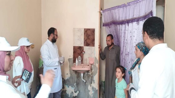 مياه الجيزة: حملة لتوعية المواطنين بإجراءات سلامة ومأمونية المياه بأطفيح