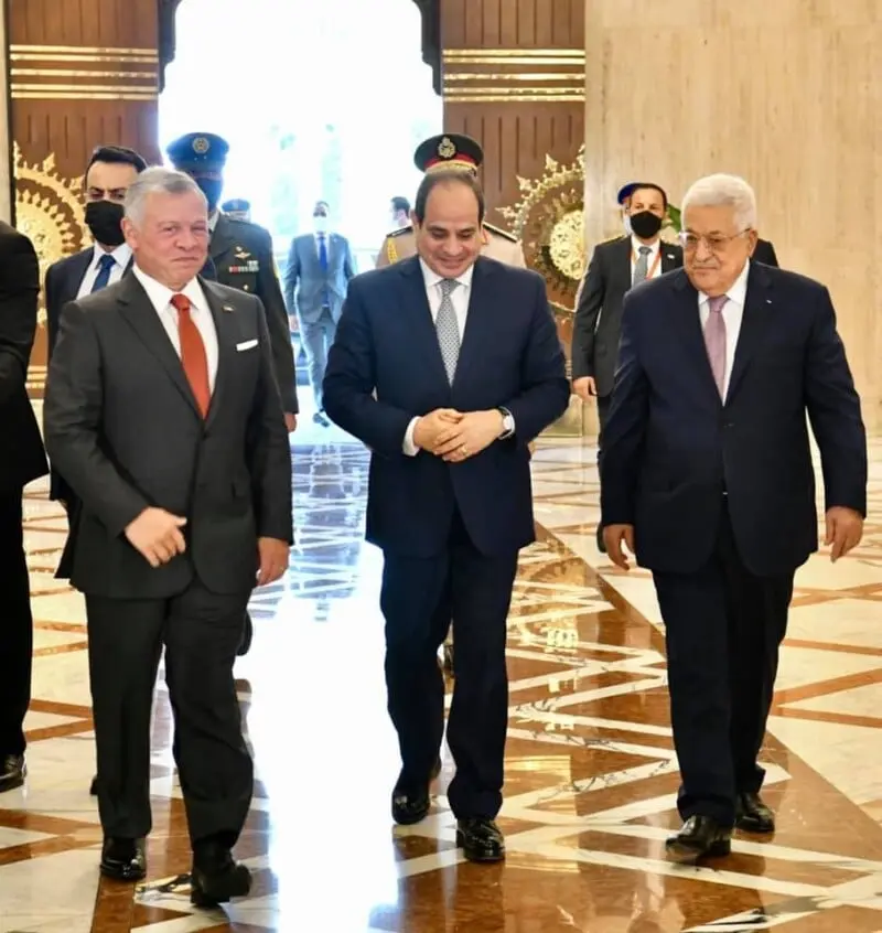 ننشر تفاصيل القمة الثلاثية المصرية الفلسطينية الأردنية