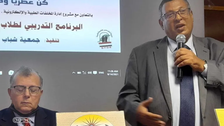 جامعة السادات تطلق مبادرة أسبوع الجامعات المصرية لتدريب الطلاب على التخلص الامن من المخلفات  