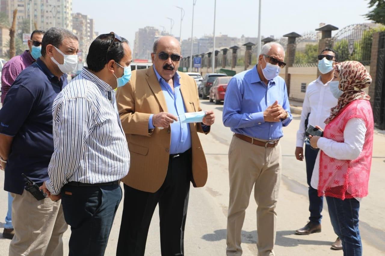 محافظ الجبزة.. الإنتهاء من تركيب الفواصل العرضية بكوبري المريوطية الجديد وفتحه أمام الحركة المرورية