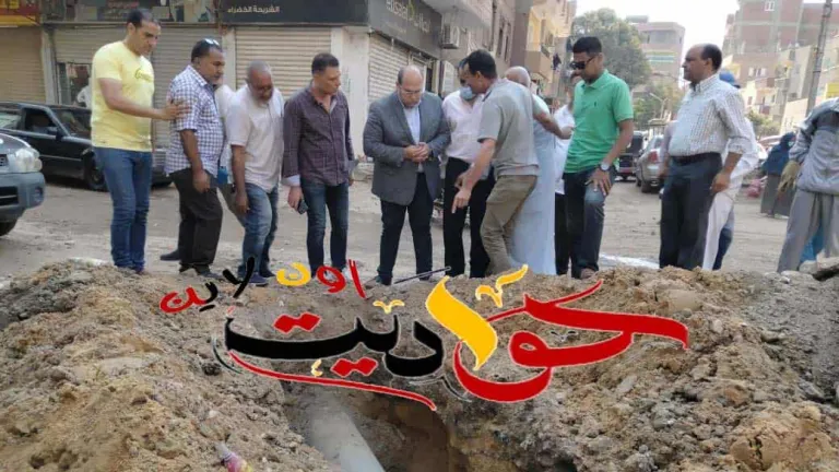 نائب محافظ الجيزة لمسئول مرفق المياه إزالة الحنفية التى تعيق التوسعة ونقل كافة الوصلات للمواطنين على الخط الجديد .. مواطن يشتكى من تسريب بخط قطر 10 بوصه .. الشهابى يأمر بالتواصل مع رئيس الشركة لحلها فوراً  فى شارع الجمهورية