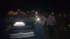 مصرع سيدة وطفلتها وإصابة 4 من أبنائها في انقلاب سيارة بالهرم