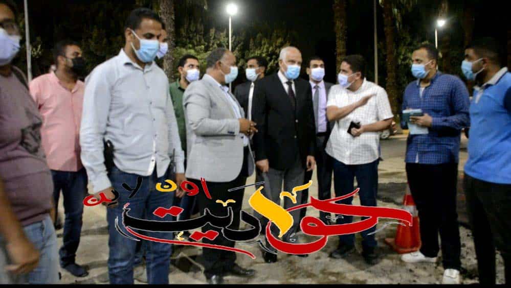 محافظ الجيزة يتابع أعمال رصف وتطوير شوارع ناصر الثورة والظافر وشكري بحي العمرانية