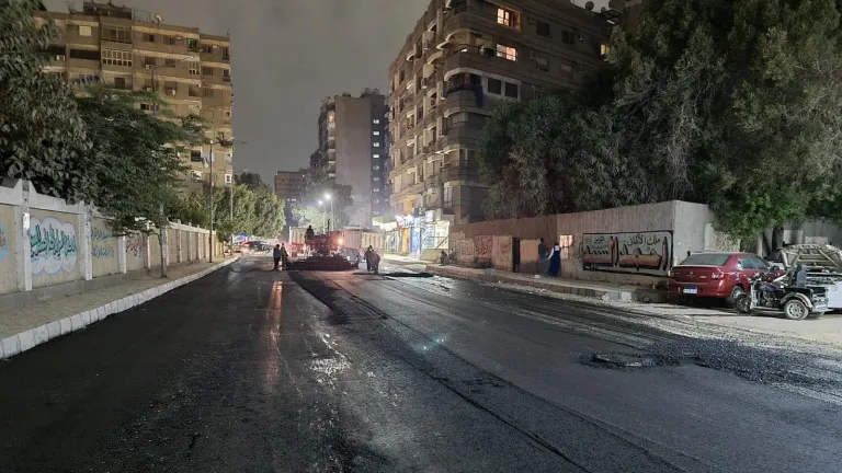 محافظ الجيزة يتابع نسب تنفيذ خطة الرصف ببولاق والعمرانية والعجوزة والهرم والحوامدية