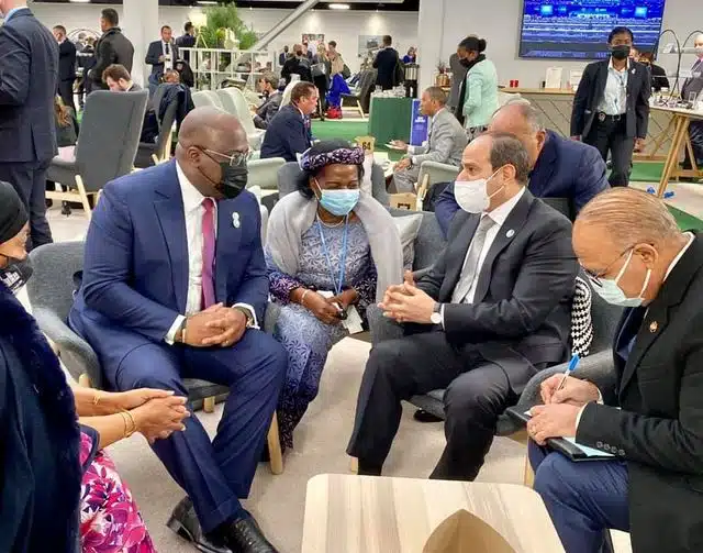 على هامش قمة المناخ .. السيسى يلتقى بـ "فيليكس تشيسيكيدي" رئيس جمهورية الكونغو الديمقراطية