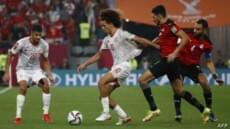 بهدف ذاتى خسارة مصر امام تونس فى بطولة كأس العرب