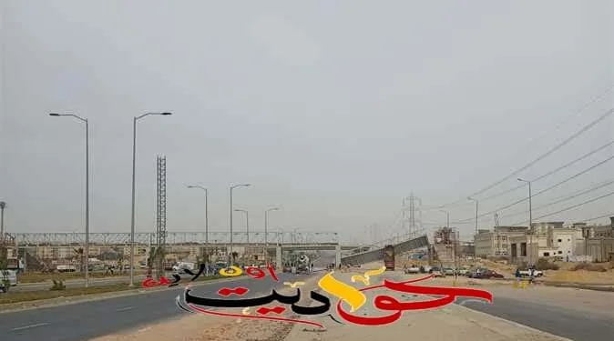 سقوط كوبري مشاة مدينة 6 أكتوبر