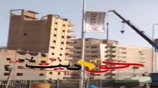 ازاله العقارات المتعارضه مع مسار توسعات الطريق الدائري بحى جنوب الجيزة