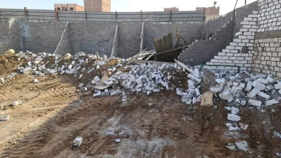إزالة ٣٢ حالة تعدي علي الأراضي الزراعية وحرم النيل بعدة مدن بالجيزة .. منهم البدرشين