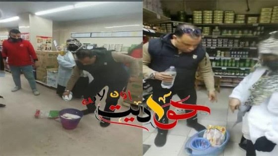 ضبط واعدام لحوم ودواحن ومنتجات غذائية غير صالحه للاستخدام الادمي بهايبر ماركت فى الجيزة