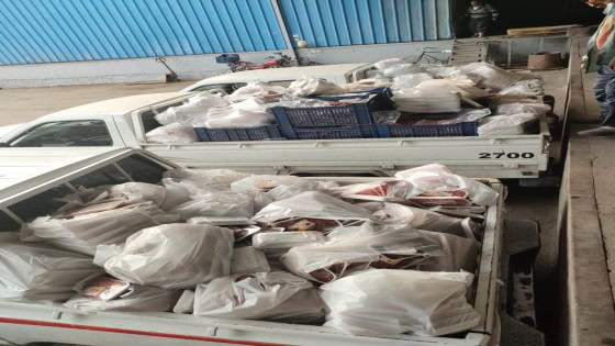 ضبط ٣ طن لحوم ودواجن وكبدة غير صالحة للاستهلاك الآدمى بالهرم والطالبية وأبو النمرس