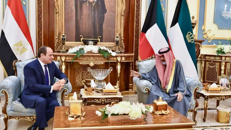 امير دولة الكويت: مصر نموذجاً يحتذى به في كافة المجالات بالنسبة للوطن العربي .. تعرف على تفاصيل اللقاء