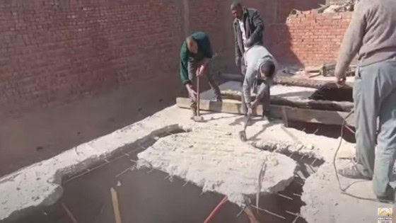 محافظة الجيزة تزيل هناحر ومخالفات بناء بابو النمرس