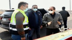 خلال جولته اليوم لمتابعة الأعمال الإنشائية بهذه المحاور .. توجيهات هامة للرئيس السيسى