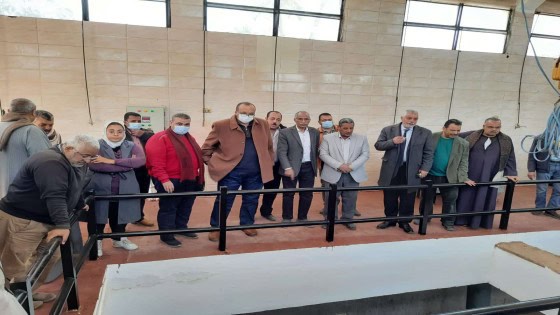 رئيس الشركة القابضة للمياه يتابع الموقف التنفيذى لمشروعات حياة كريمة