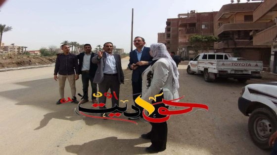 رئيس مدينة الحوامدية الجديد يتفقد شارعى النزهة وطريق 11 .. هذا هو تعليقه