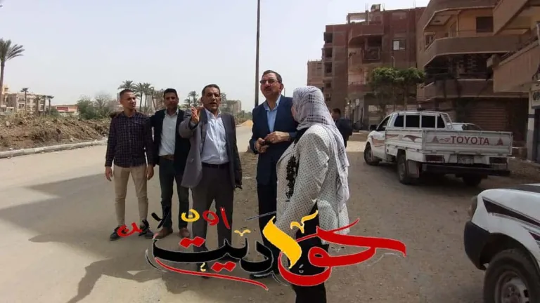 رئيس مدينة الحوامدية الجديد يتفقد شارعى النزهة وطريق 11 .. هذا هو تعليقه