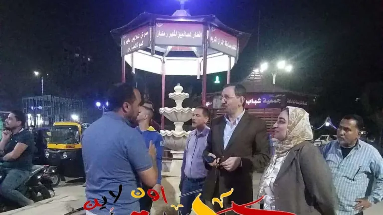 جولة مسائية لرئيس مدينة الحوامدية الجديد بقرية ام خنان .. هذا اهم ما حدث بها