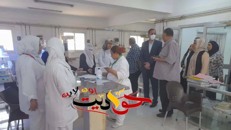 عزت يتفقد مستشفى الحوامدية العام مبديناً اندهاشه .. والسبب
