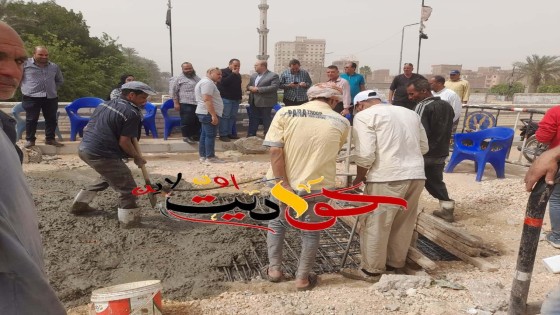 نائب محافظ الجيزة يُشرف على اصلاح هبوط كوبرى مزلقان منى الامير بالحوامدية .. يناقش وكيل وزارة الرى بشأنه الاخير يرد