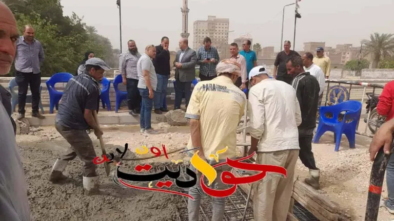 نائب محافظ الجيزة يُشرف على اصلاح هبوط كوبرى مزلقان منى الامير بالحوامدية .. يناقش وكيل وزارة الرى بشأنه الاخير يرد