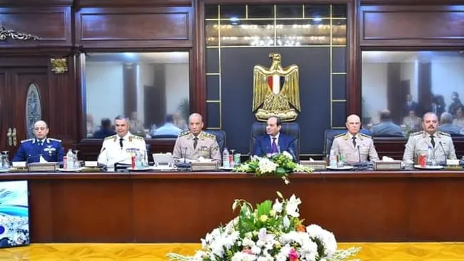 الرئيس السيسى يجتمع بالمجلس الأعلى للقوات المسلحة  .. يوجه بهذا الأمر